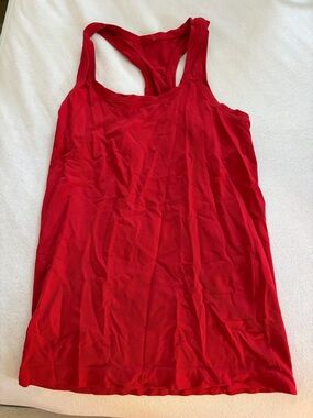 lululemon athletica Red Racerback Tank